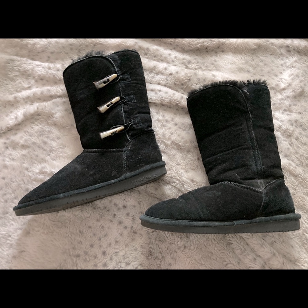 Bearpaw black boots